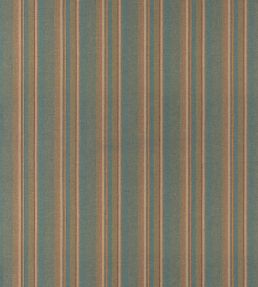 Lindisfarne Stripe Fabric by Mulberry Home Teal