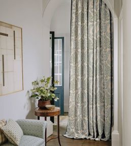 Lindley Fabric by Colefax and Fowler Gold/Blue