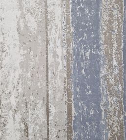 Linea Wallpaper by 1838 Wallcoverings Denim