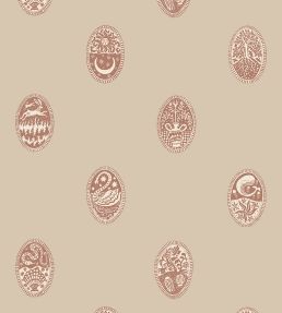 Linear Cameos Wallpaper by Josephine Munsey Cromwell Stone, Hibernacle and Salt Ridgel
