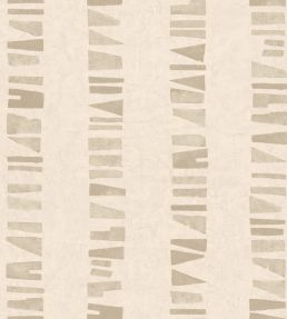 Linear Footprints Wallpaper by Tres Tintas Beige