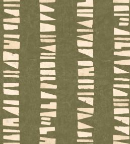 Linear Footprints Wallpaper by Tres Tintas Green
