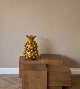 Linear Plain Wallpaper by Eijffinger Pine