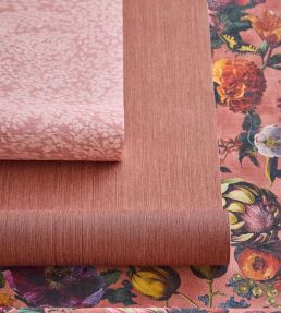 Linear Plain Wallpaper by Eijffinger Rust