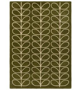 Orla Kiely Linear Stem rug Olive 60501120180 Olive