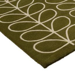 Orla Kiely Linear Stem rug Olive 60501120180 Olive