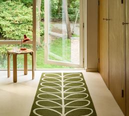 Orla Kiely Linear Stem Runner rug Olive 60501067230-US Olive