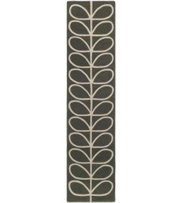 Orla Kiely Linear Stem Runner rug Slate 60505067230-US Slate