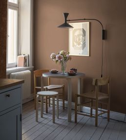 Linen Wallpaper by Borastapeter Deep Terra