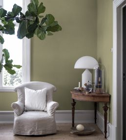 Linen Wallpaper by Borastapeter Fresh Olive
