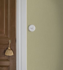 Linen Wallpaper by Borastapeter Fresh Olive