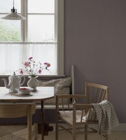 Linen Wallpaper by Borastapeter Lilac Linen