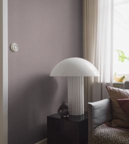 Linen Wallpaper by Borastapeter Lilac Linen