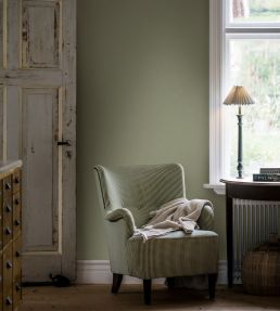 Linen Wallpaper by Borastapeter Matcha Linen