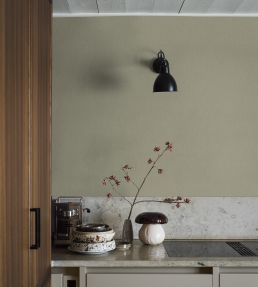 Linen Wallpaper by Borastapeter Soft Olive