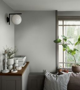 Linen Wallpaper by BorasTapeter Swedish Grey