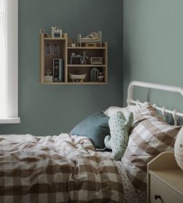 Linen Wallpaper by Borastapeter Teal Linen