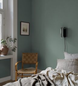 Linen Wallpaper by Borastapeter Teal Linen