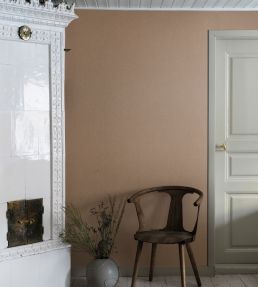 Linen Wallpaper by Borastapeter Terracotta Linen