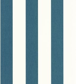 Linen Lines Wallpaper by Caselio Bleu Canard