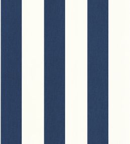 Linen Lines Wallpaper by Caselio Bleu Marine