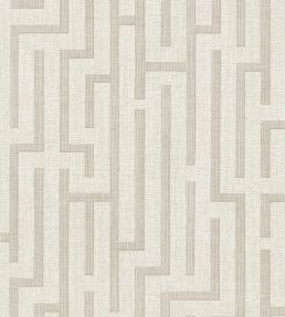Linen Trellis Wallpaper by Eijffinger White/Cream