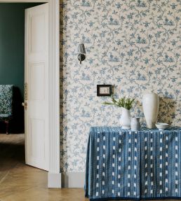 Lingrove Fabric by Colefax and Fowler Indigo