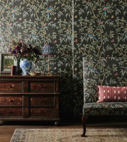 Lingrove Fabric by Colefax and Fowler Aqua