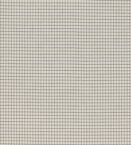 Lining Check Fabric by Ian Mankin Dark Navy