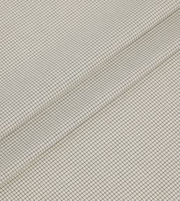 Lining Check Fabric by Ian Mankin Dark Navy