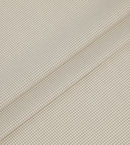 Lining Check Fabric by Ian Mankin Mocha