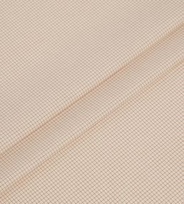 Lining Check Fabric by Ian Mankin Rust