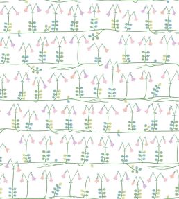 Linnea Wallpaper by Borastapeter Pink