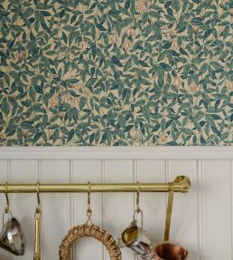 Linnea Wallpaper by Sandberg Blue