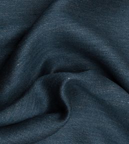 Lino Fabric by Nobilis Bleu Marine