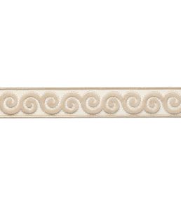 Linora Velvet Border Trimming by Samuel & Sons Marble
