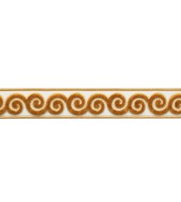 Linora Velvet Border Trimming by Samuel & Sons Medallion