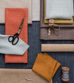 Linoso Wide Width Fabric by Clarke & Clarke Mineral