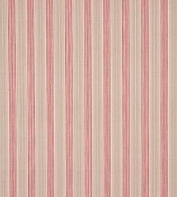 Linton Stripe Fabric by Jane Churchill Red