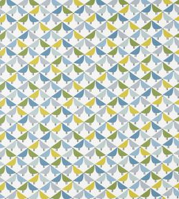 Lintu Fabric by Scion Gecko / Pacific / Glazier