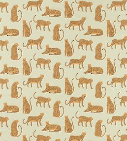 Lionel Fabric by Scion Ginger