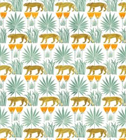 Lioness & Palms 1918 Wallpaper by CommonRoom Midday