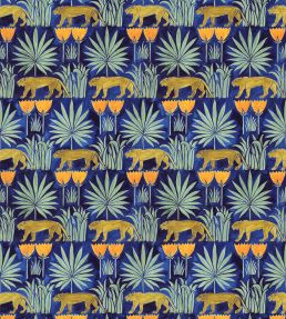 Lioness & Palms 1918 Wallpaper by CommonRoom Midnight