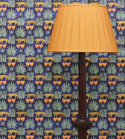 Lioness & Palms 1918 Wallpaper by CommonRoom Midnight