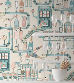 Liquid Lab Wallpaper by Brand McKenzie Summer Breeze