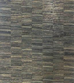 Lirio Wallpaper by Casamance Anthracite/Dore