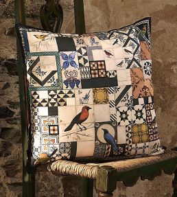 Lisboa Spring Cushion 55 x 55cm by Christian Lacroix Tomate