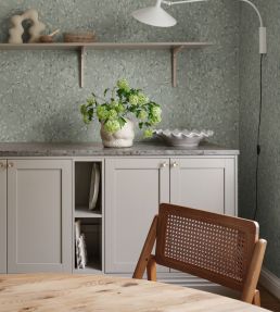 Lise Wallpaper by Sandberg Forest Green