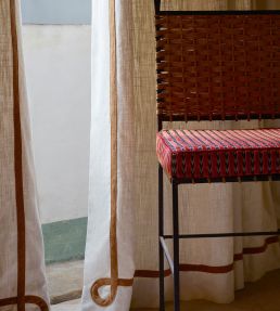 Lison Fabric by Manuel Canovas Terracotta