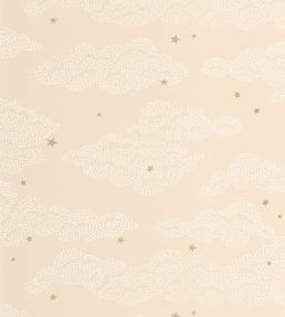 Little Clouds Wallpaper by Caselio Vieux rose